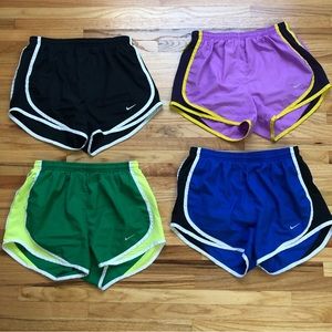 Haul of 4 women’s Nike Tempo Dri-Fit running shorts in XS